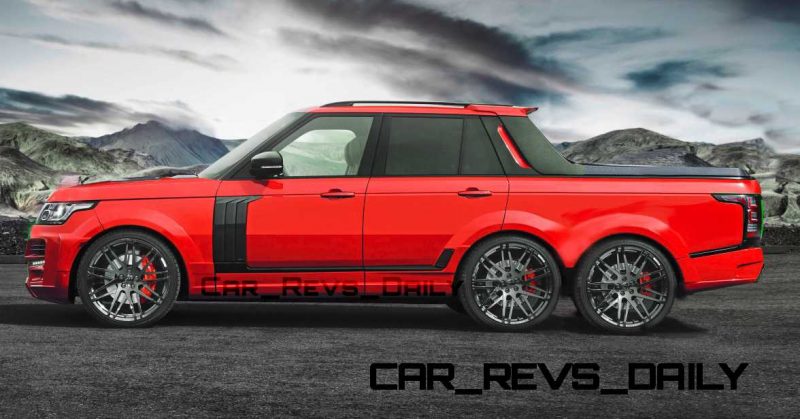 Digital Renderings - StarTech Range Rover 6x6 Long-Box Pickup Truck - 2 Angles + 30 Colors 15 copy