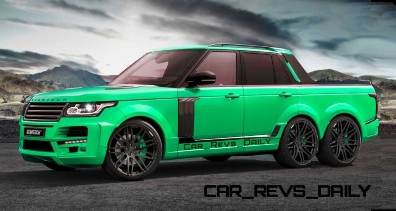 Digital Renderings - StarTech Range Rover 6x6 Long-Box Pickup Truck - 2 Angles + 30 Colors 20