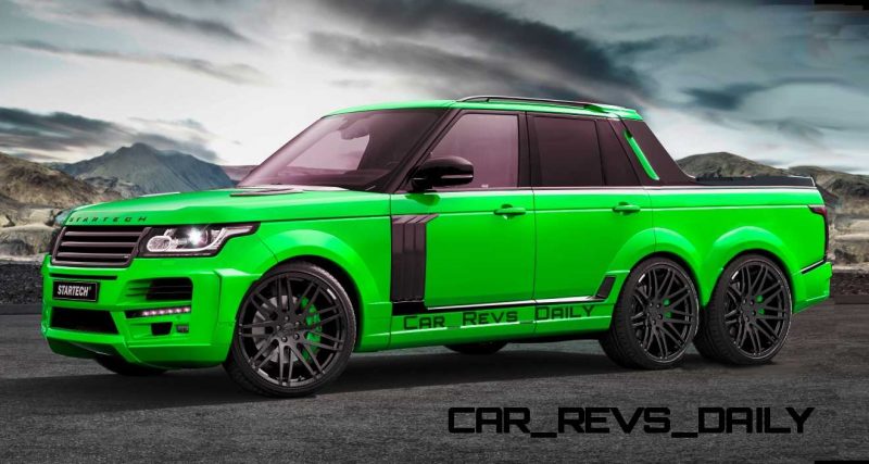 Digital Renderings - StarTech Range Rover 6x6 Long-Box Pickup Truck - 2 Angles + 30 Colors 21