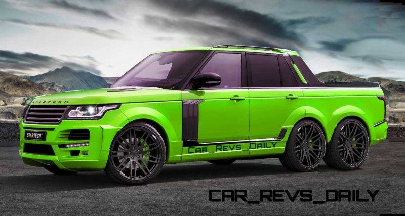 Digital Renderings - StarTech Range Rover 6x6 Long-Box Pickup Truck - 2 Angles + 30 Colors 22