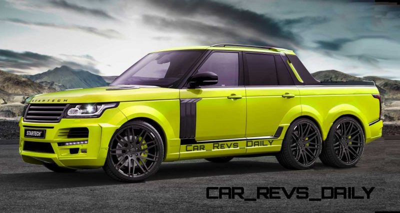 Digital Renderings - StarTech Range Rover 6x6 Long-Box Pickup Truck - 2 Angles + 30 Colors 23