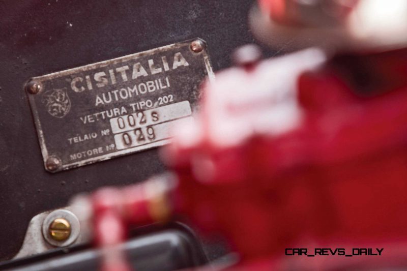 1947 Cisitalia 202 SMM Nuvolari Spyder 7