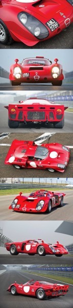 1968 Alfa Romeo T33-2 Daytona 11-vert