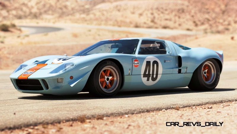 1968 Ford GT40 Gulf Mirage Lightweight LM Racecar 1