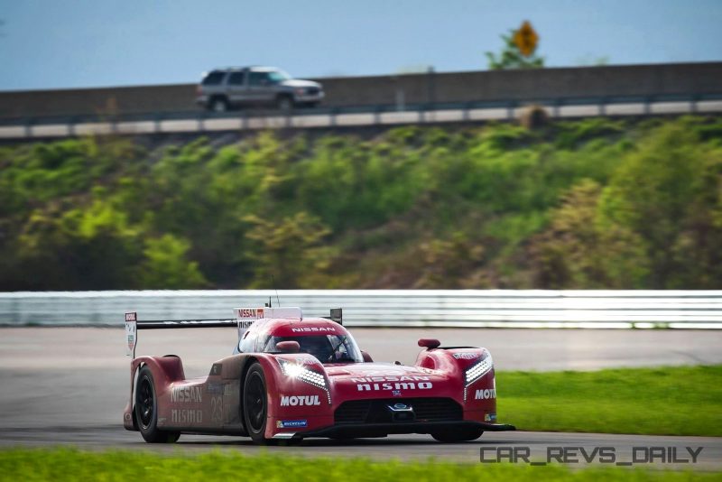 Nissan LM P1 Team testing in Bowling Green, Kentucky