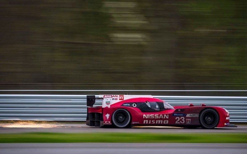 Nissan LM P1 Team testing in Bowling Green, Kentucky