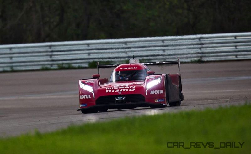 Nissan LM P1 Team testing in Bowling Green, Kentucky