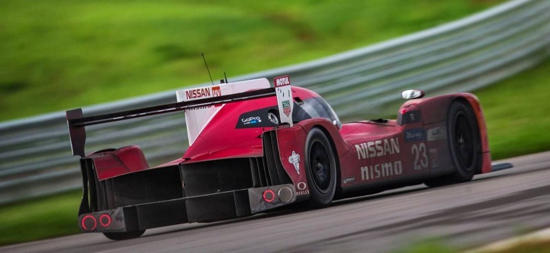 Nissan LM P1 Team testing in Bowling Green, Kentucky