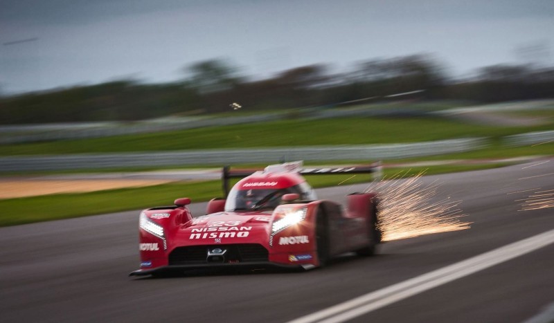 Nissan LM P1 Team testing in Bowling Green, Kentucky