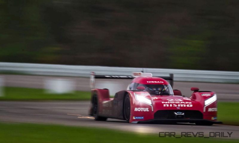 Nissan LM P1 Team testing in Bowling Green, Kentucky