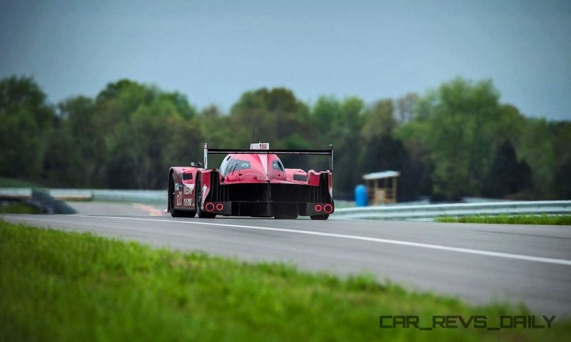 Nissan LM P1 Team testing in Bowling Green, Kentucky