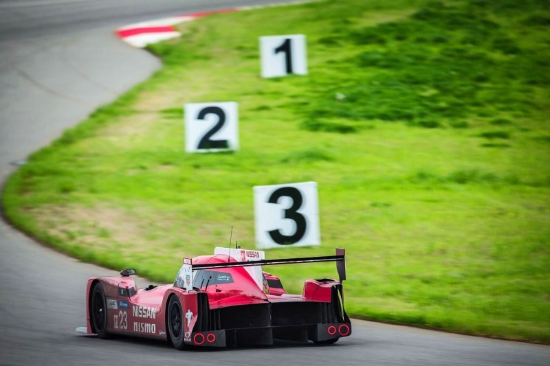 Nissan LM P1 Team testing in Bowling Green, Kentucky