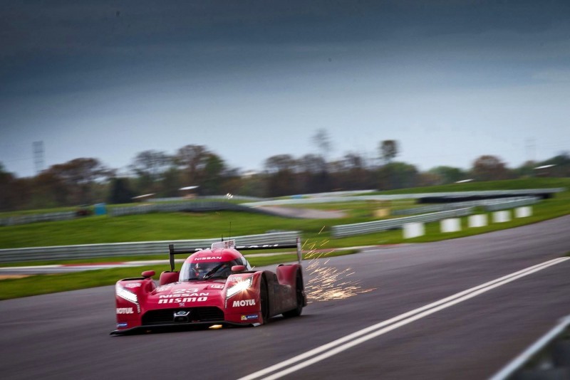 Nissan LM P1 Team testing in Bowling Green, Kentucky