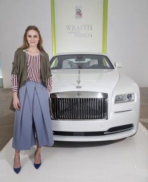 Fashion Icon Olivia Palermo Receives A First Look At Rolls-Royce Motor Cars' Latest Design Creation, Wraith "Inspired by Fashion" During The Global Debut Of The Stunning New Motor Car At An Exclusive Event In The Heart Of New York City