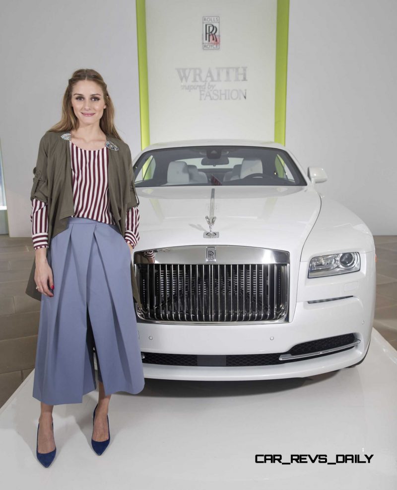 Fashion Icon Olivia Palermo Receives A First Look At Rolls-Royce Motor Cars' Latest Design Creation, Wraith "Inspired by Fashion" During The Global Debut Of The Stunning New Motor Car At An Exclusive Event In The Heart Of New York City