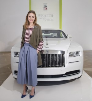 Fashion Icon Olivia Palermo Receives A First Look At Rolls-Royce Motor Cars' Latest Design Creation, Wraith "Inspired by Fashion" During The Global Debut Of The Stunning New Motor Car At An Exclusive Event In The Heart Of New York City