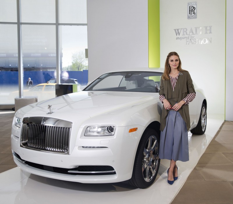 Fashion Icon Olivia Palermo Receives A First Look At Rolls-Royce Motor Cars' Latest Design Creation, Wraith "Inspired by Fashion" During The Global Debut Of The Stunning New Motor Car At An Exclusive Event In The Heart Of New York City