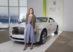 Fashion Icon Olivia Palermo Receives A First Look At Rolls-Royce Motor Cars' Latest Design Creation, Wraith "Inspired by Fashion" During The Global Debut Of The Stunning New Motor Car At An Exclusive Event In The Heart Of New York City