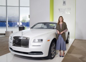 Fashion Icon Olivia Palermo Receives A First Look At Rolls-Royce Motor Cars' Latest Design Creation, Wraith "Inspired by Fashion" During The Global Debut Of The Stunning New Motor Car At An Exclusive Event In The Heart Of New York City