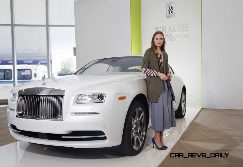 Fashion Icon Olivia Palermo Receives A First Look At Rolls-Royce Motor Cars' Latest Design Creation, Wraith "Inspired by Fashion" During The Global Debut Of The Stunning New Motor Car At An Exclusive Event In The Heart Of New York City