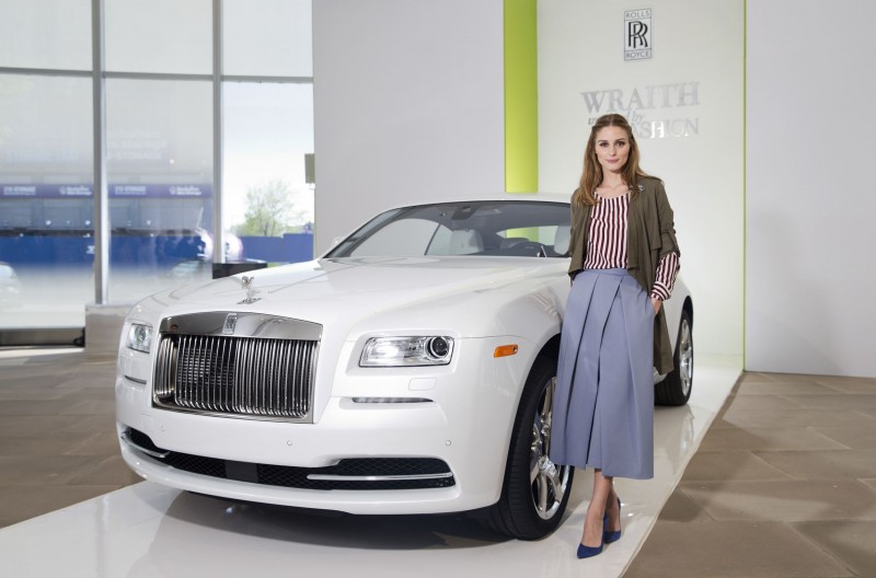 Fashion Icon Olivia Palermo Receives A First Look At Rolls-Royce Motor Cars' Latest Design Creation, Wraith "Inspired by Fashion" During The Global Debut Of The Stunning New Motor Car At An Exclusive Event In The Heart Of New York City