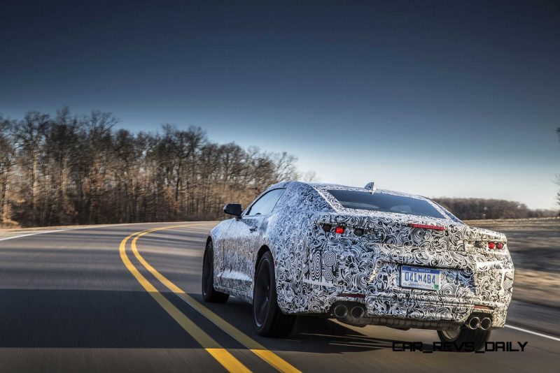 2016 Chevrolet Camaro engineering prototype