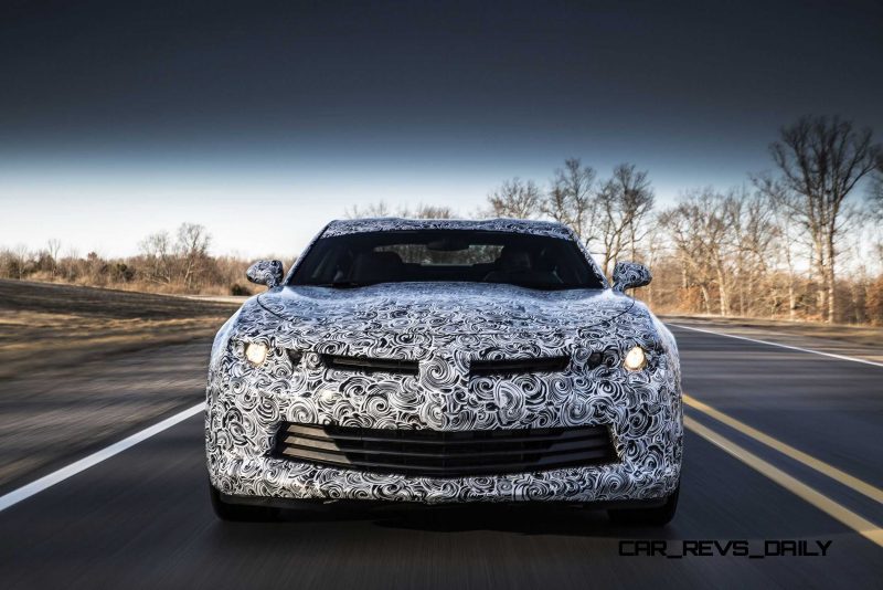 2016 Chevrolet Camaro engineering prototype