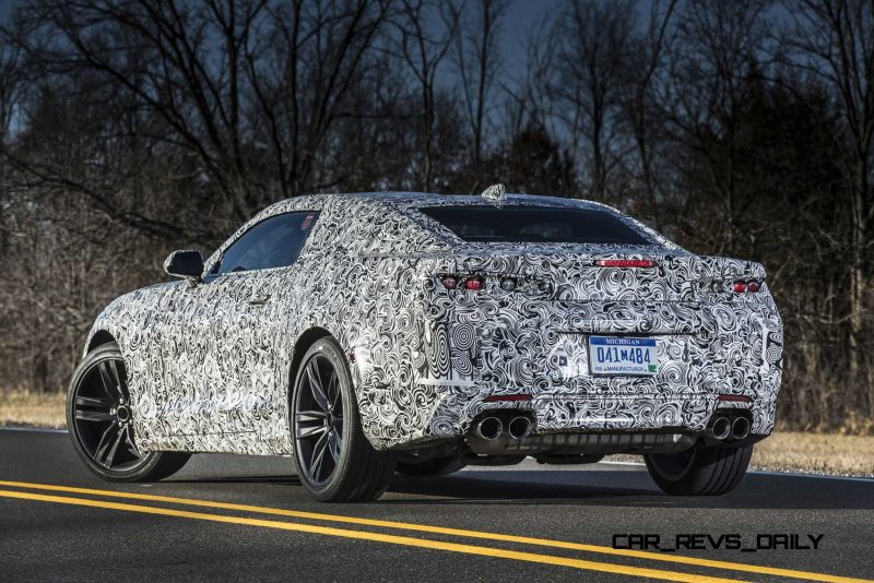 2016 Chevrolet Camaro engineering prototype