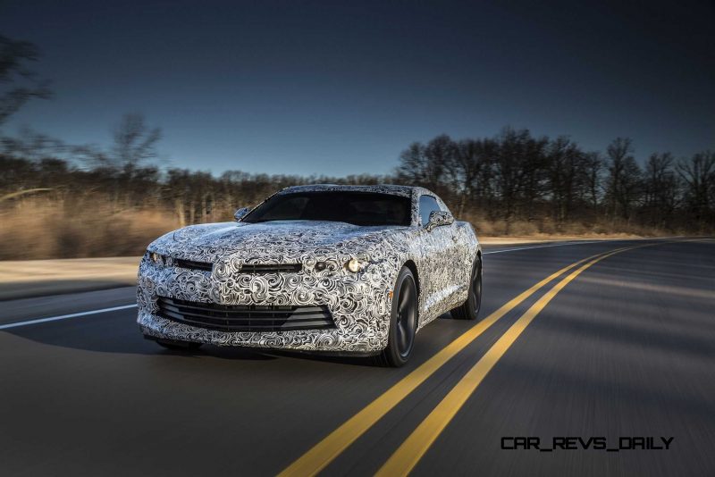 2016 Chevrolet Camaro engineering prototype