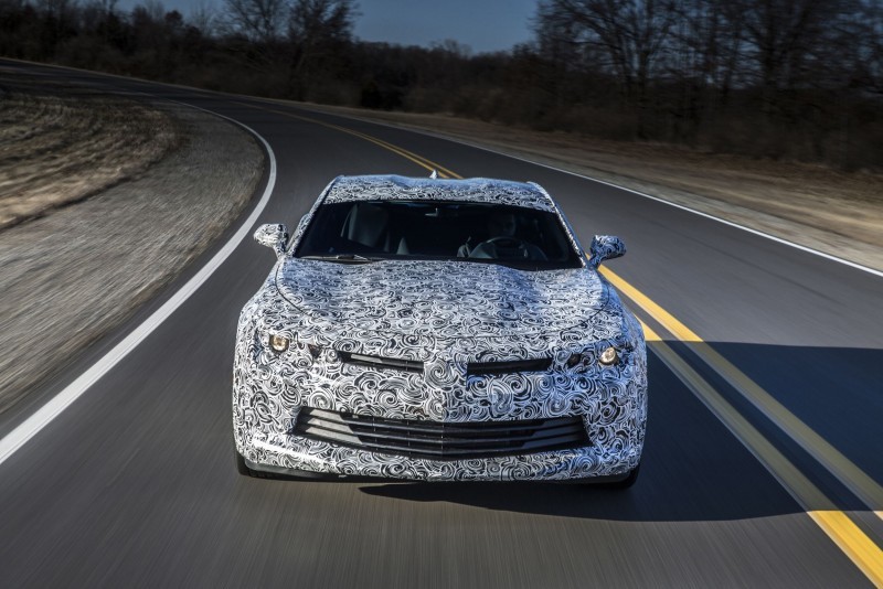 2016 Chevrolet Camaro engineering prototype