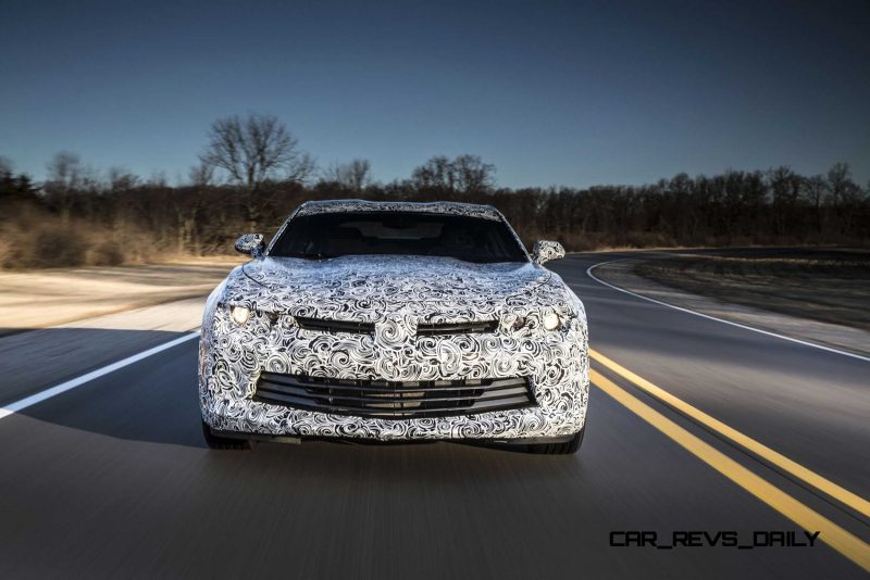 2016 Chevrolet Camaro engineering prototype