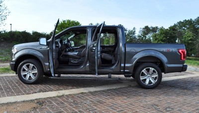 2015 Ford F-150 Platinum 4x4 Supercrew Review 102