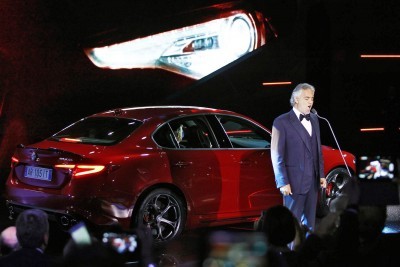 Anteprima mondiale della Alfa Romeo Giulia