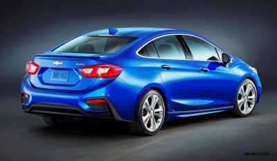 2016 Chevrolet Cruze rear 3/4