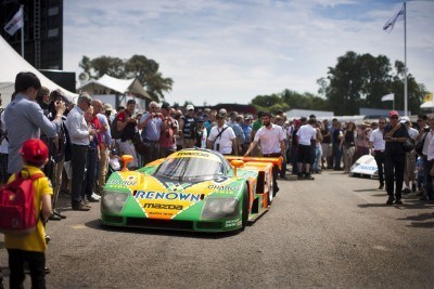 2015 Mazda LM55 Vision GT Tops Goodwood With 787B LeMans Legend 33