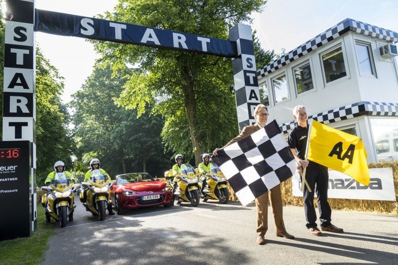 2015 Mazda LM55 Vision GT Tops Goodwood With 787B LeMans Legend 53