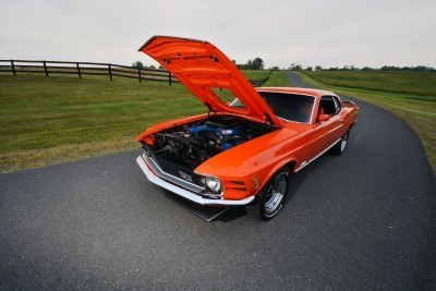 S114_1970 Ford Mustang Mach 1 Fastback Calypso Coral 6