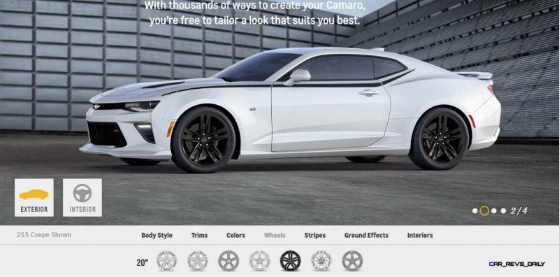 2016 Camaro SS Wheel Options 1