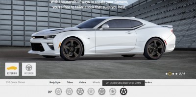 2016 Camaro SS Wheel Options 2