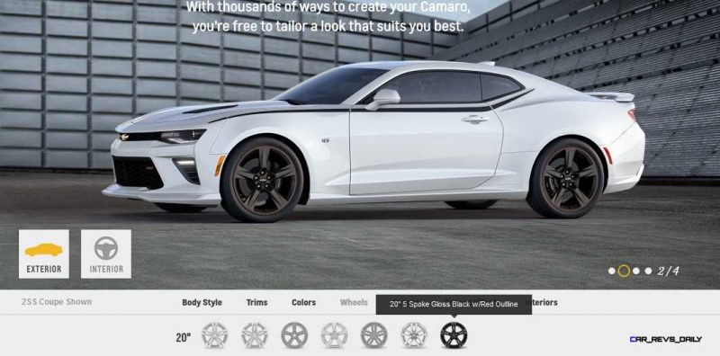 2016 Camaro SS Wheel Options 2