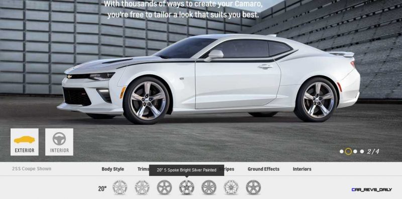 2016 Camaro SS Wheel Options 4