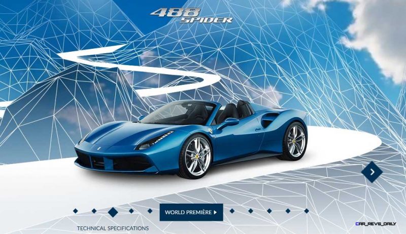 2016 Ferrari 488 Spider Reveal 7