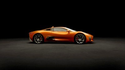 007 SPECTRE Bond Cars - JAGUAR CX-75 Orange 1