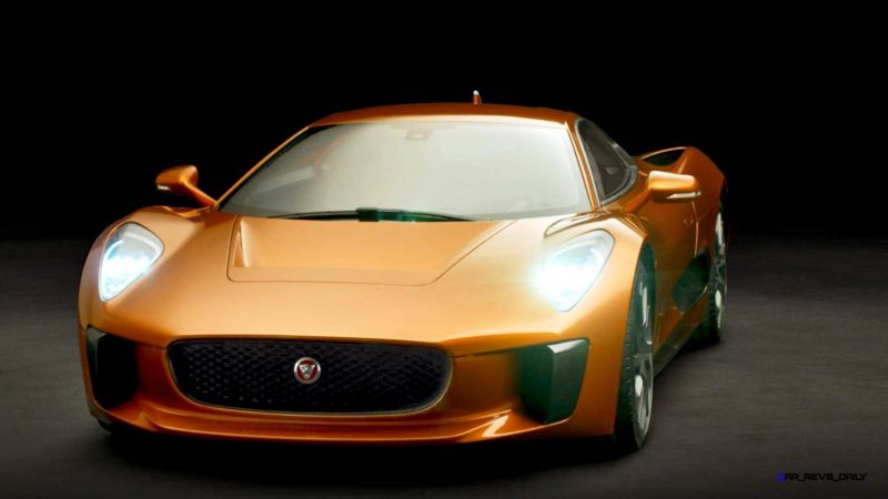 007 SPECTRE Bond Cars - JAGUAR CX-75 Orange 12