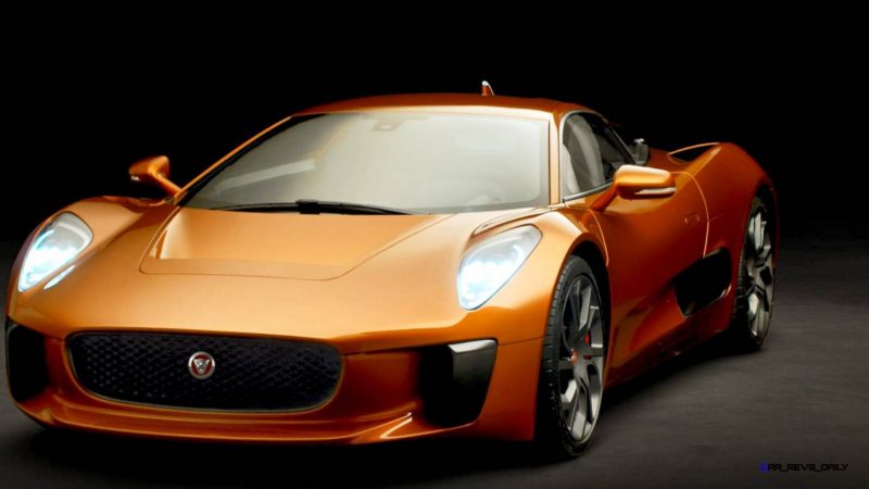 007 SPECTRE Bond Cars - JAGUAR CX-75 Orange 13