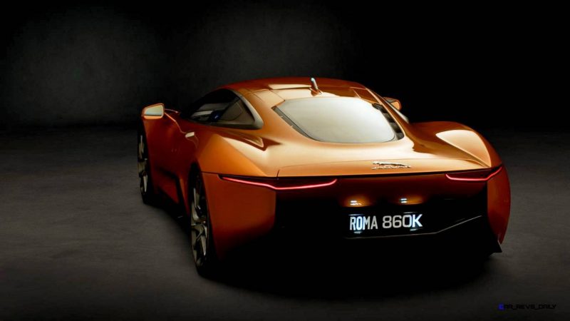 007 SPECTRE Bond Cars - JAGUAR CX-75 Orange 17