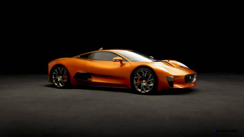 007 SPECTRE Bond Cars - JAGUAR CX-75 Orange 3