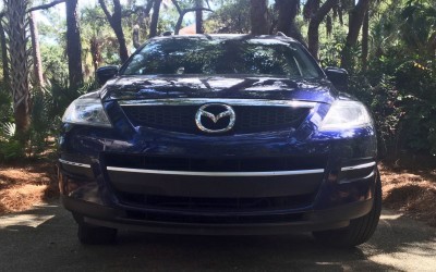 BEFORE - Mazda CX-9 DIY CF Nose Wrap 1