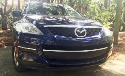 BEFORE - Mazda CX-9 DIY CF Nose Wrap 3