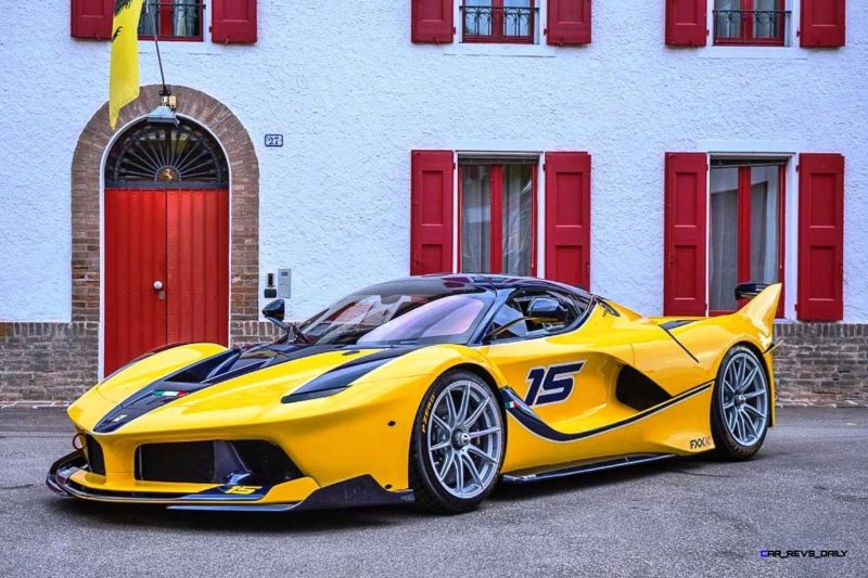 Yellow LaFerrari FXX K 4